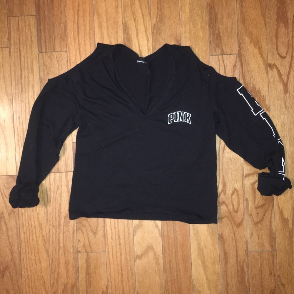 Victoria’s Secret Pink Long Sleeve Crop Top XS